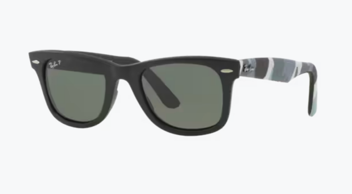 2 Lentes de repuesto para Ray-Ban RB2140 WAYFARER Verde G-15 Polarizado medida 50