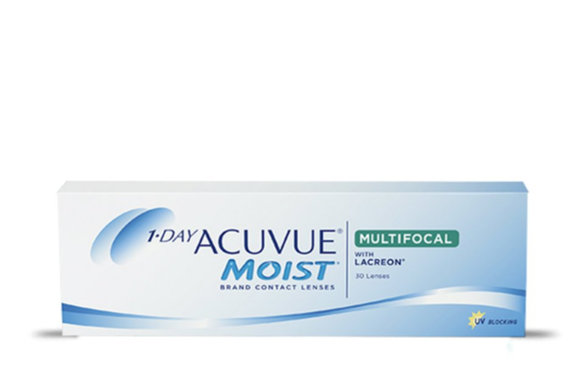 Lentes de Contacto Acuvue Moist Lacreon Multifocal Uso Diario