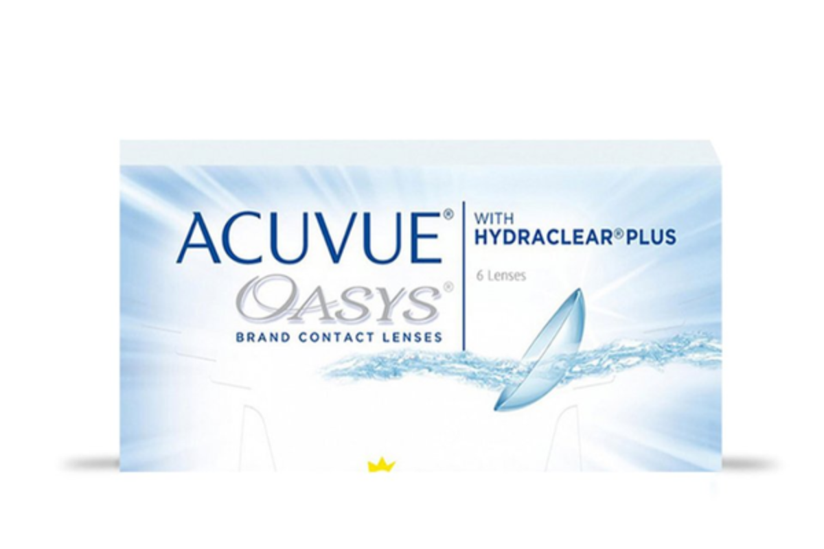 Lentes de Contacto Acuvue Oasys Hydraclear Plus Uso Quincenal