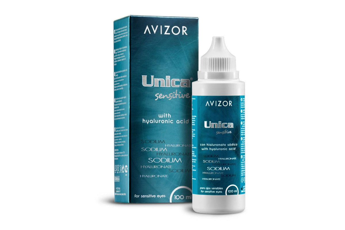 Solución Multipropósito Única Sensitive para Lentes de Contacto Avizor 350ml