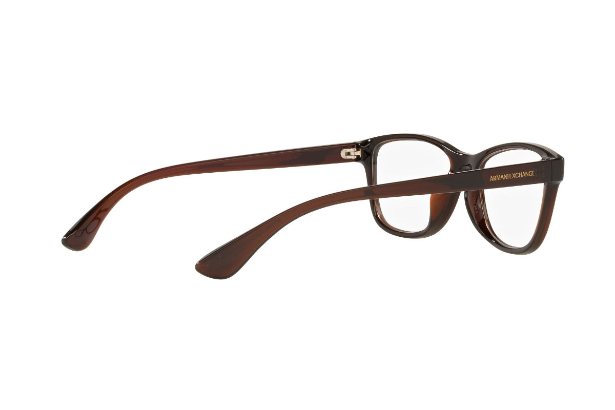Lentes Opticos Translucent Brown Exchange Armani