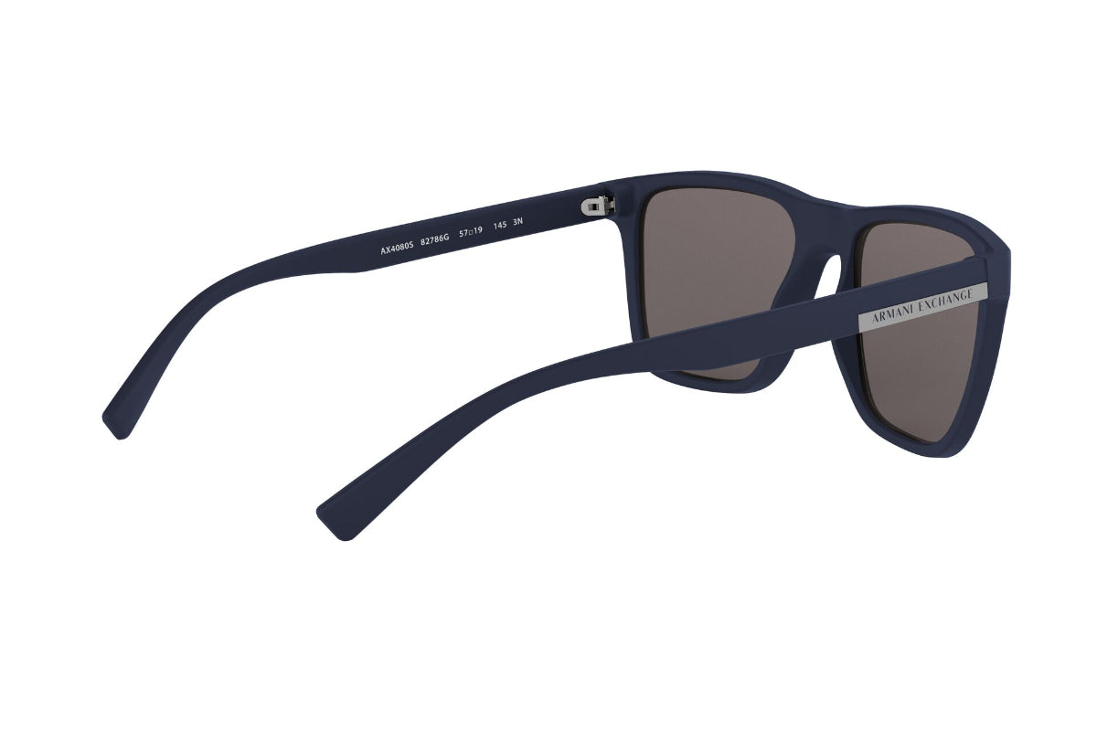 Lentes de Sol Rectangular Matte Navy Armani Exchange