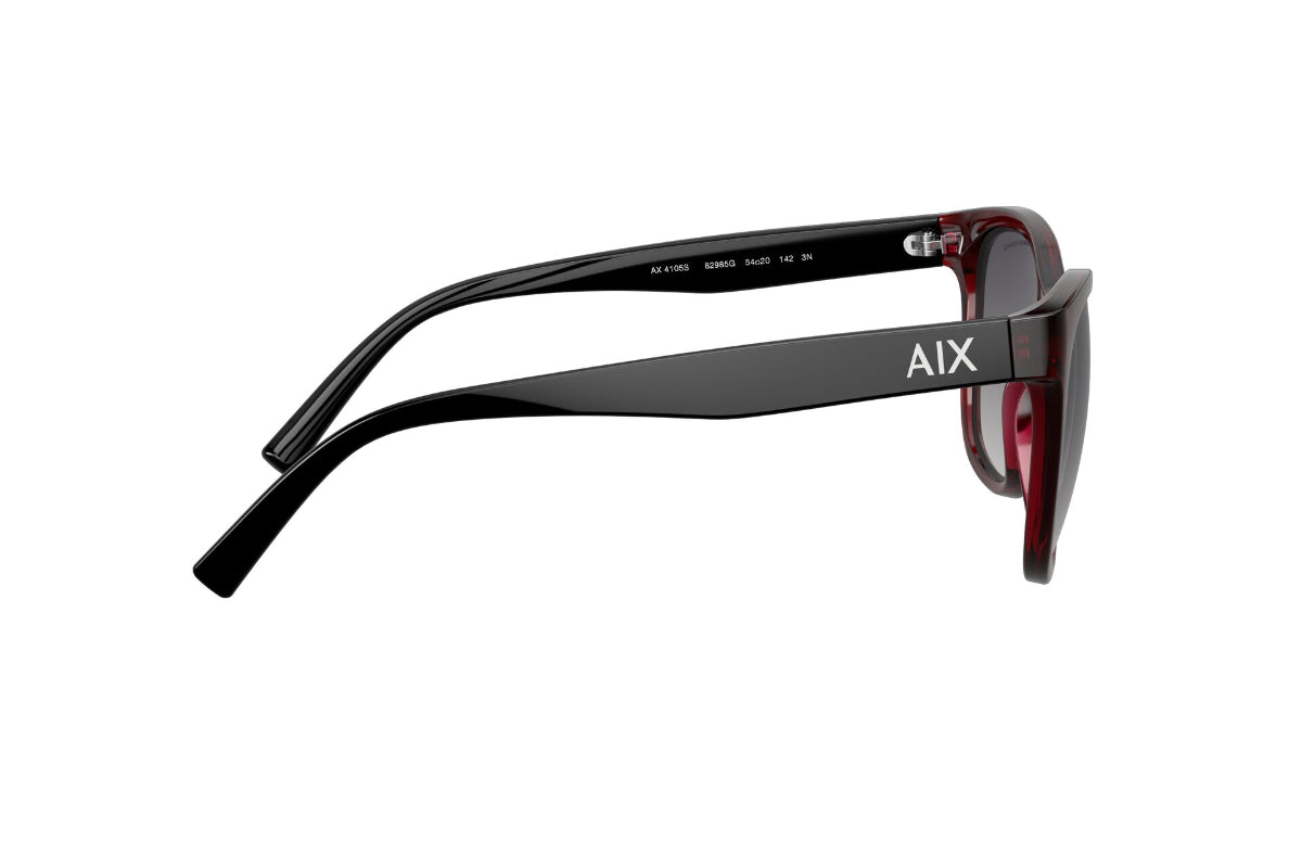 Lentes de Sol Shiny Bordeaux Armani Exchange