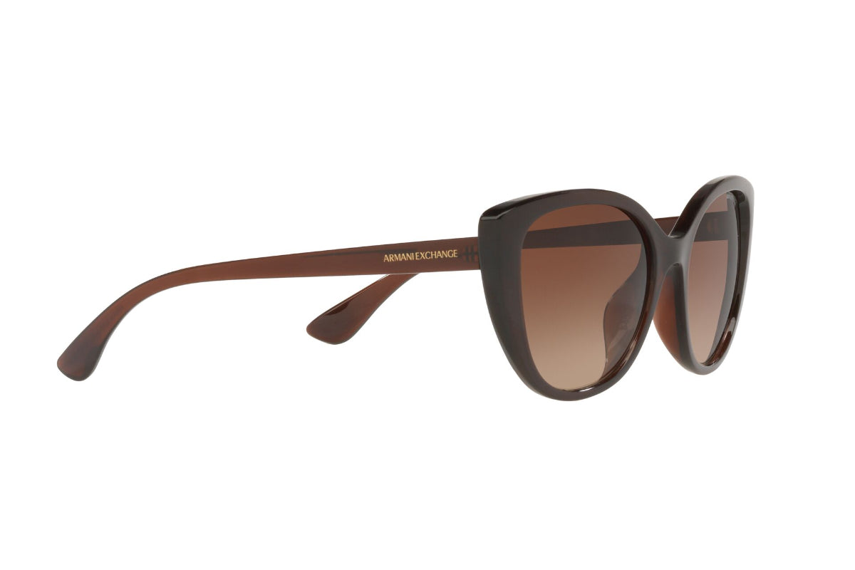 Lentes de Sol Translucent Brown Exchange Armani
