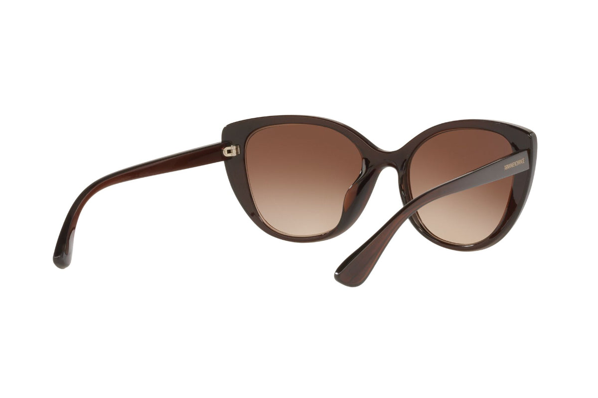Lentes de Sol Translucent Brown Exchange Armani
