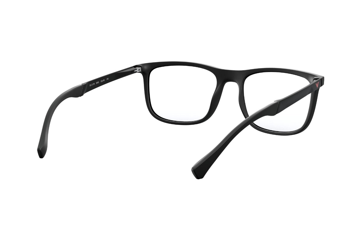 Lentes Opticos Black Rubber Emporio Armani