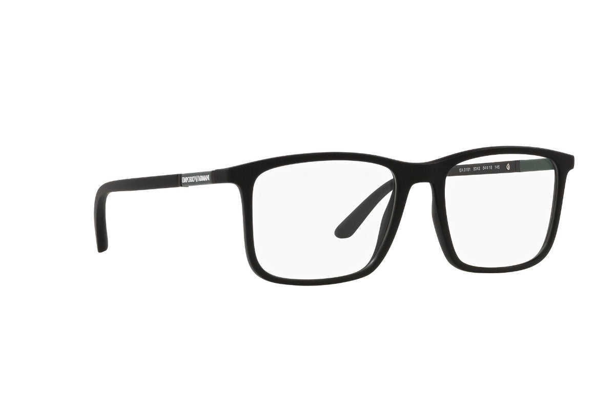 Lentes Ópticos Matte Black Emporio Armani