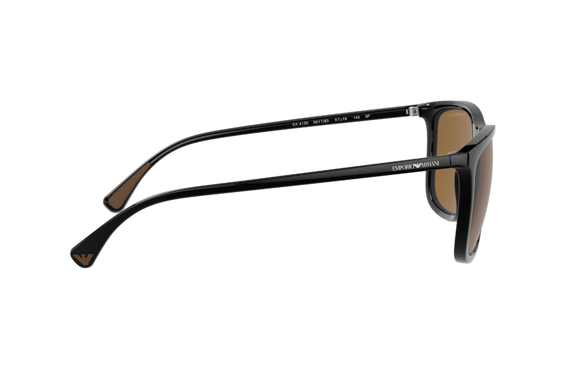 Lentes de Sol Shiny Black Polarizado Emporio Armani