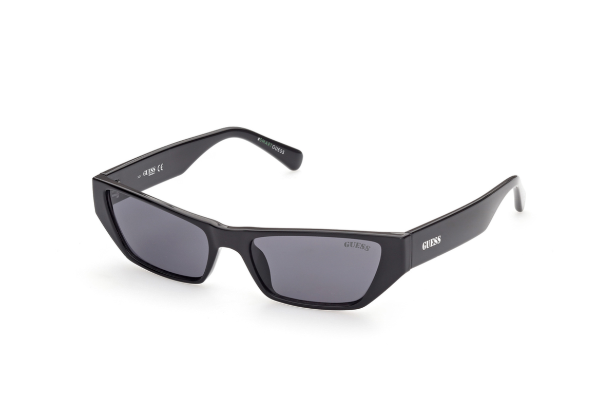 Lentes de Sol Negro Brillo Guess