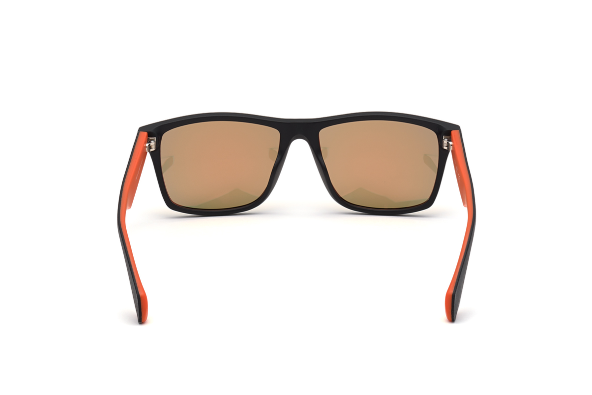 Lentes de Sol Negro Naranjo Espejado Adidas Originals