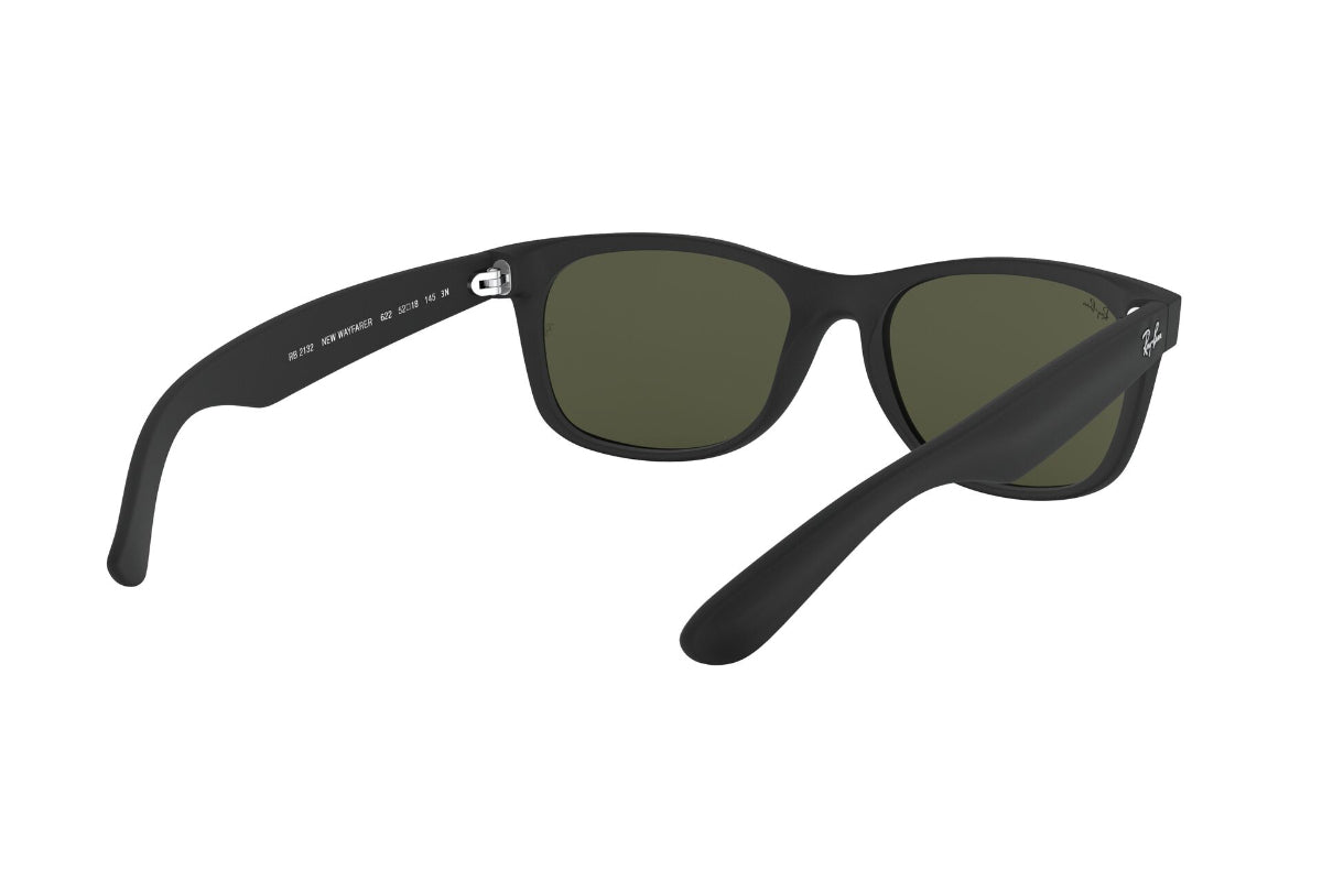 Lentes de Sol New Wayfarer Black Rubber Ray-Ban