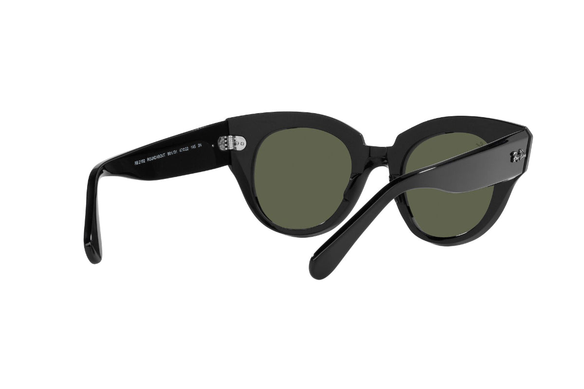Lentes de Sol Roundabout Black Ray Ban