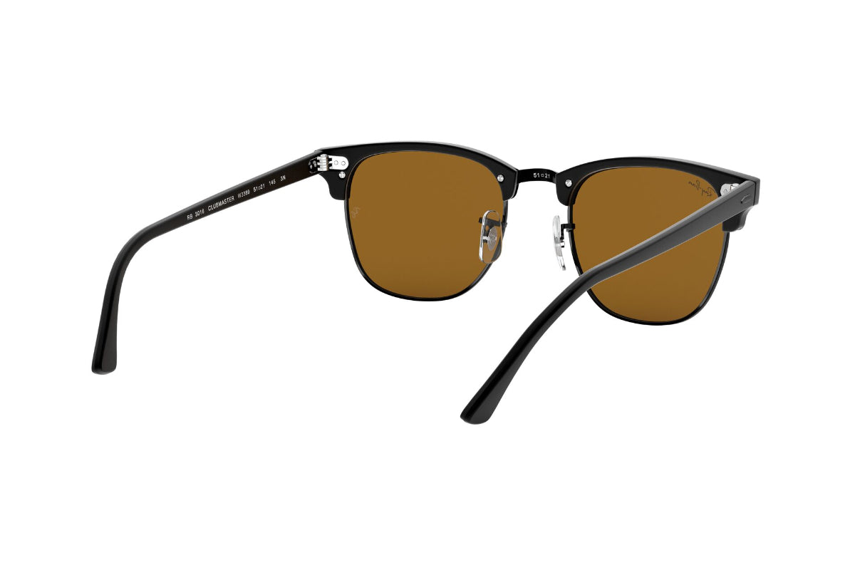 Lentes de Sol Clubmaster Black Brown Ray-Ban
