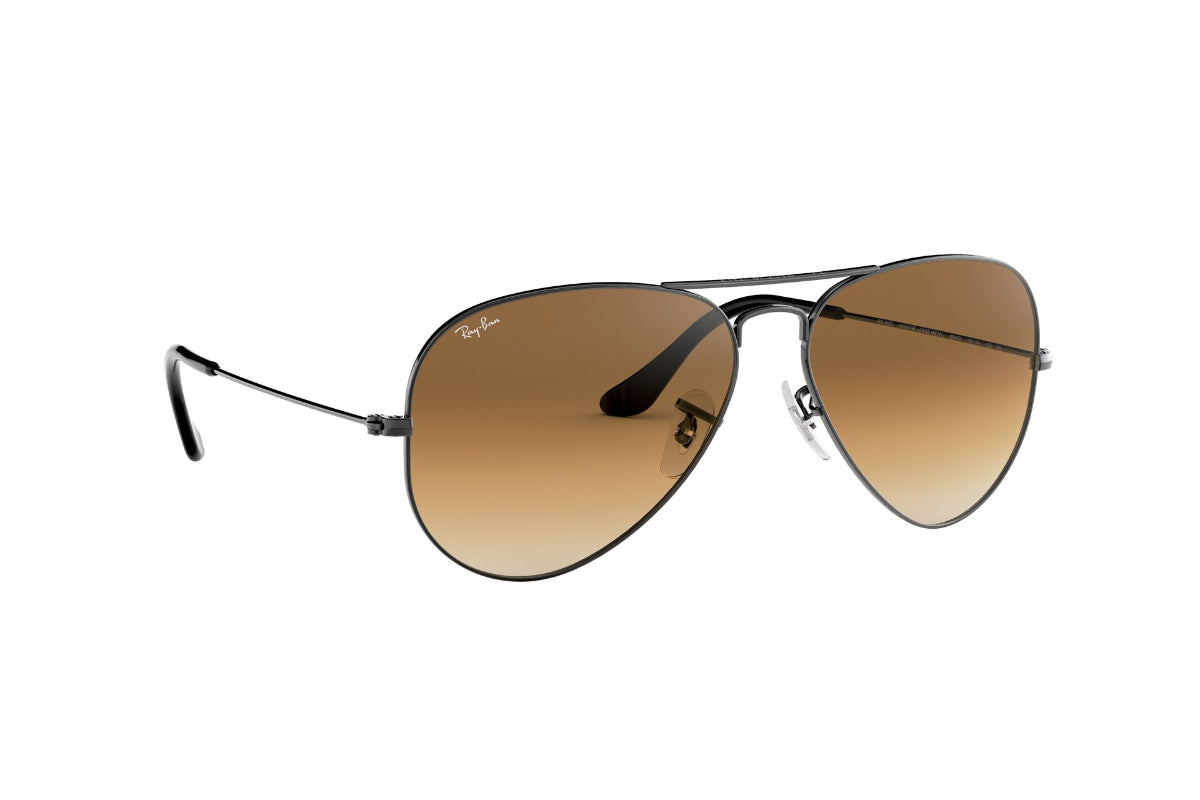 Lentes de Sol Aviator Gunmetal Brown Ray-Ban