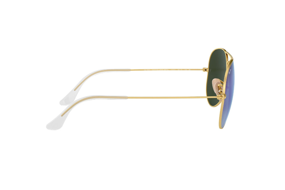 Lentes De Sol Aviator Blue Flash Ray-Ban