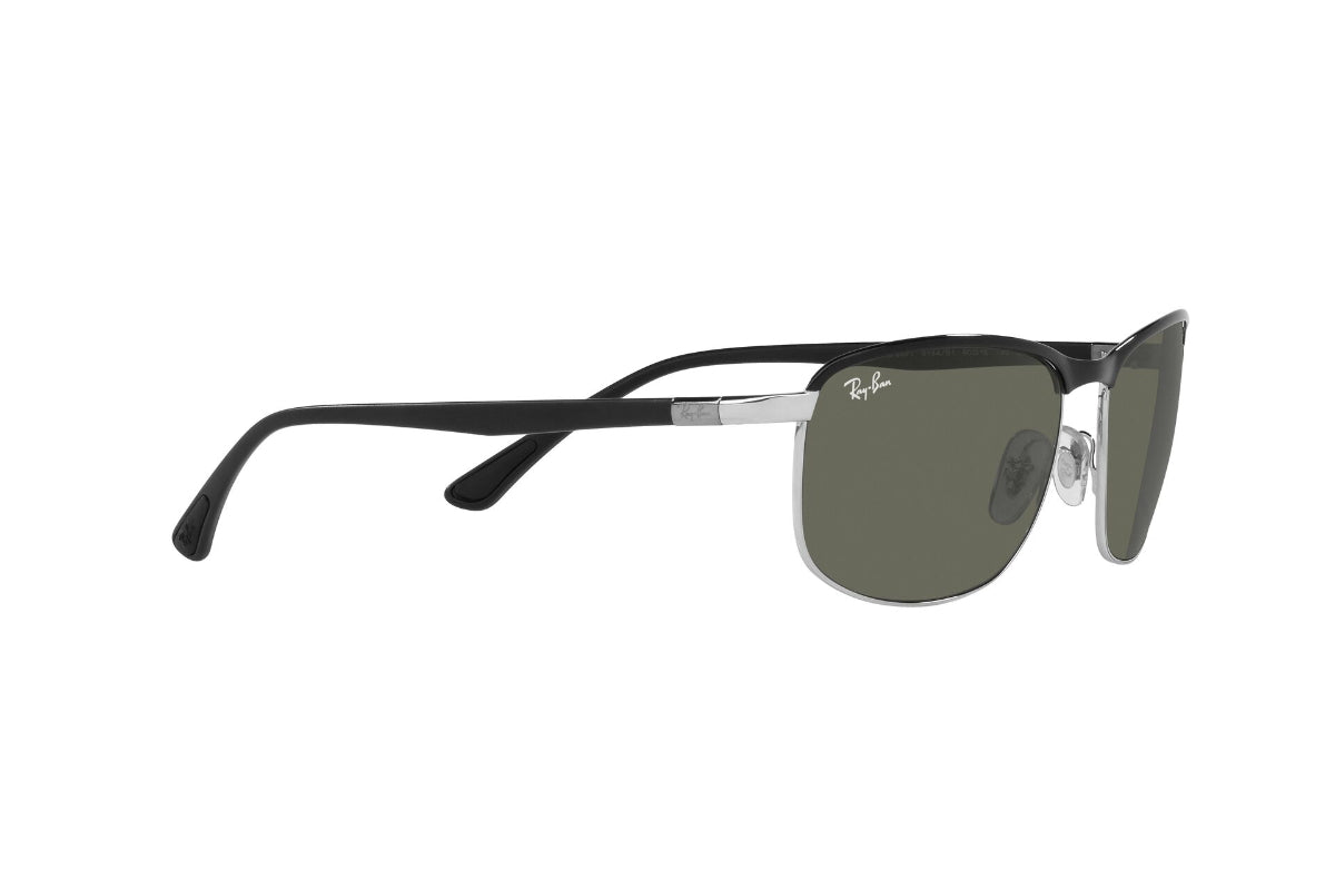 Lentes de Sol Black On Silver Ray Ban