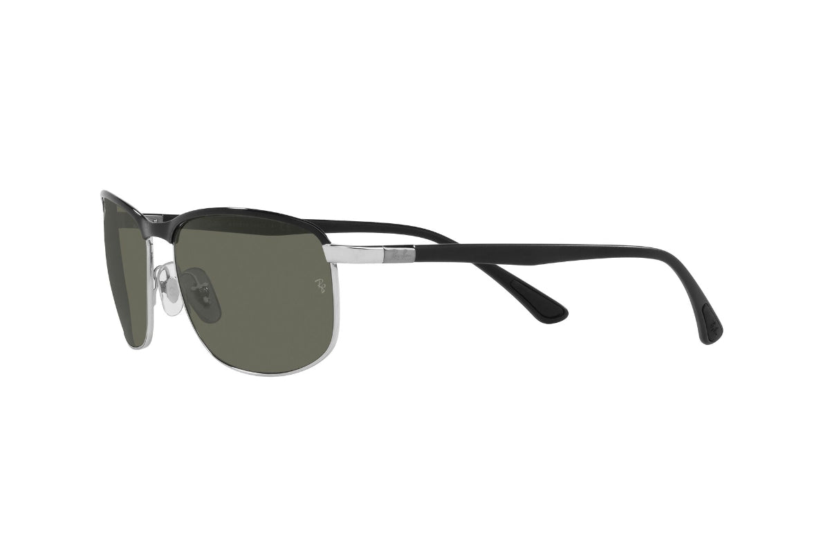 Lentes de Sol Black On Silver Ray Ban