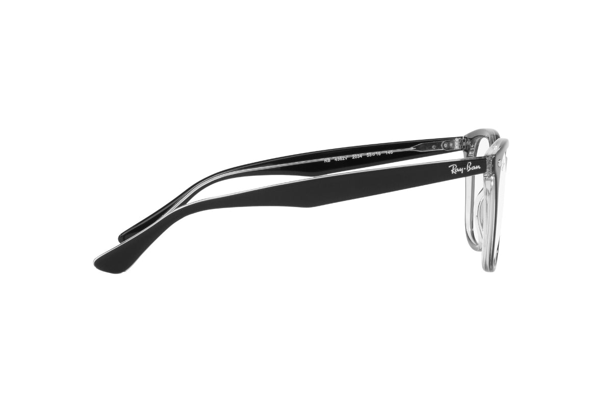 Lentes Ópticos Black On Transparent Ray-Ban Optical