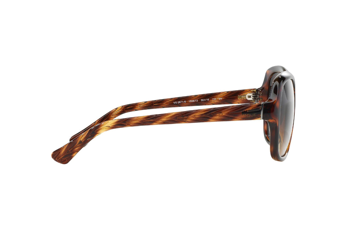 Lentes de Sol Striped Dark Havana Vogue