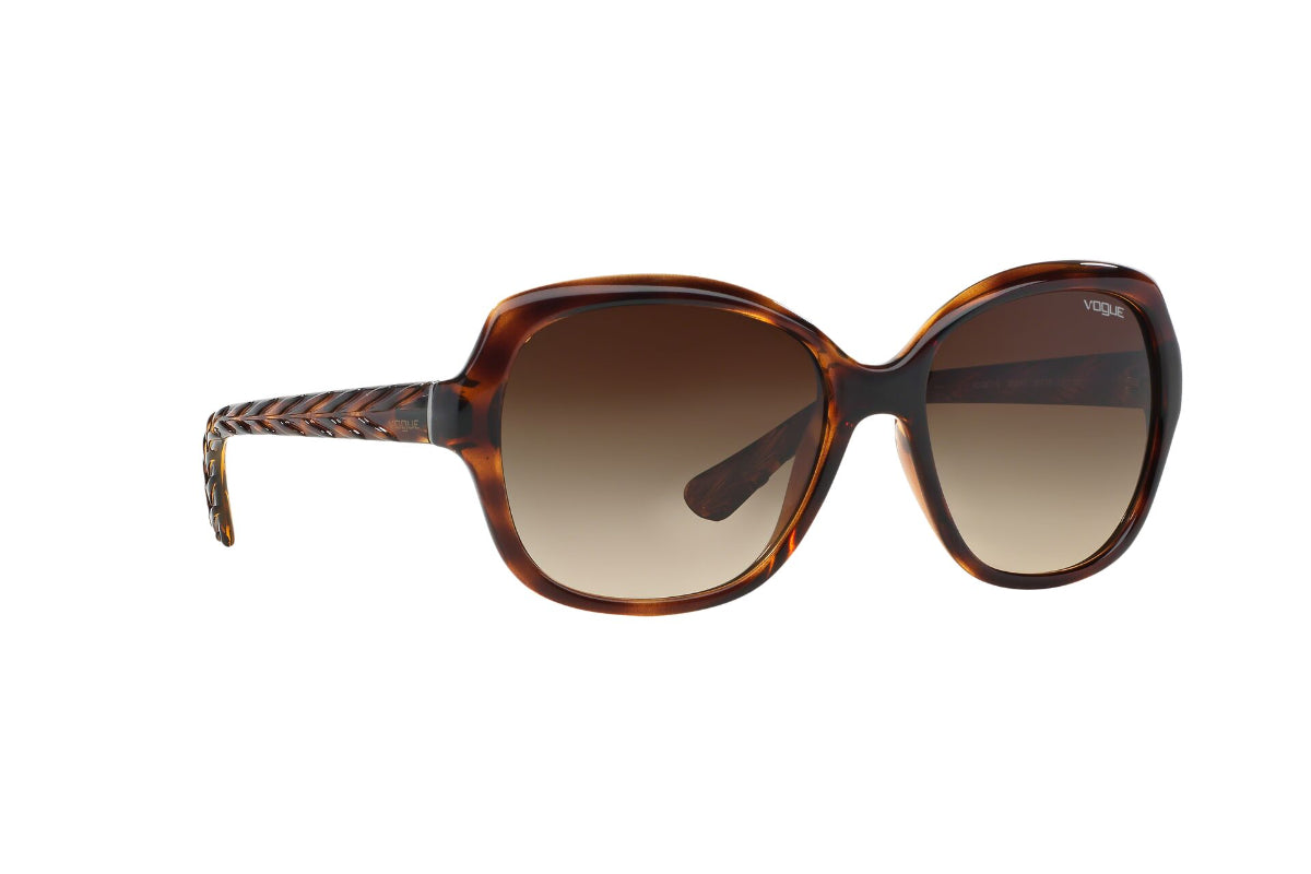 Lentes de Sol Striped Dark Havana Vogue
