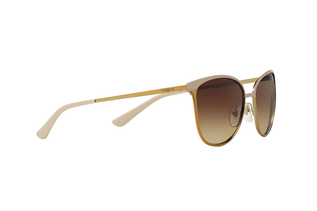 Lentes de Sol Matte Beige Vogue