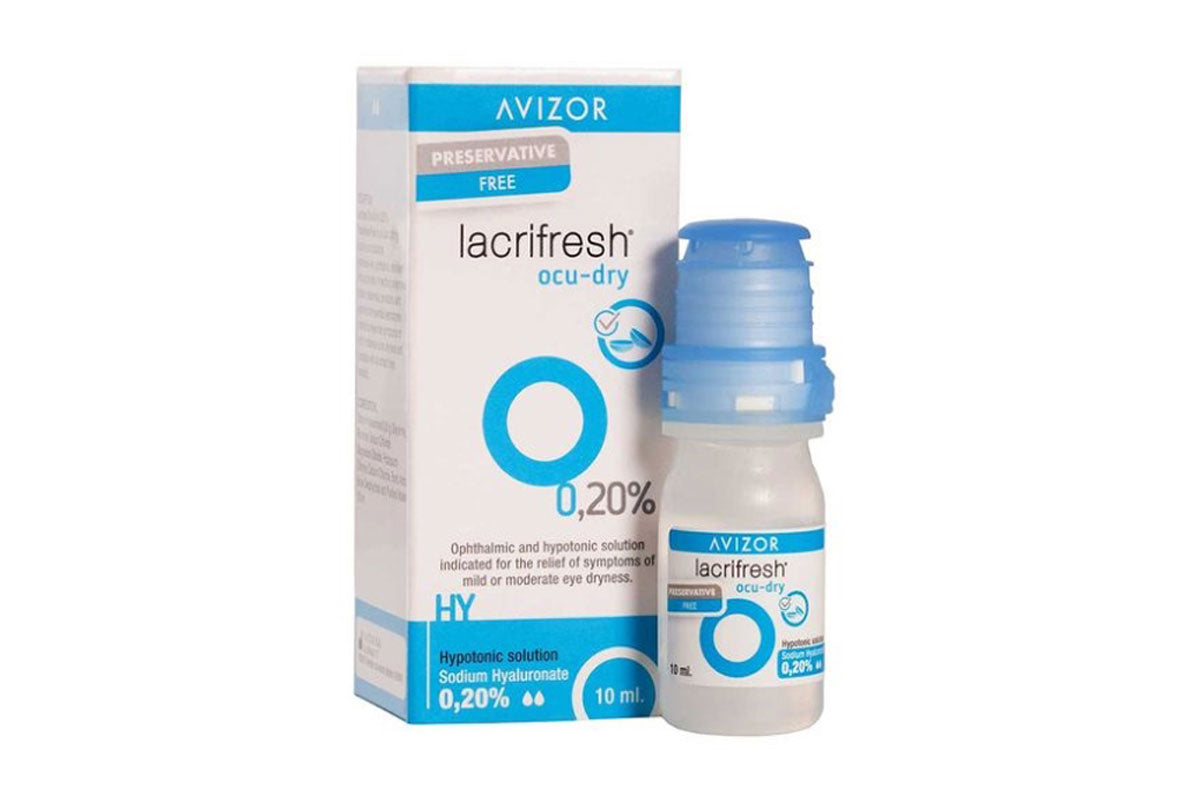 Gotas Lacrifresh Ocu-Dry para Lentes de Contacto Avizor 0,20% 10ml