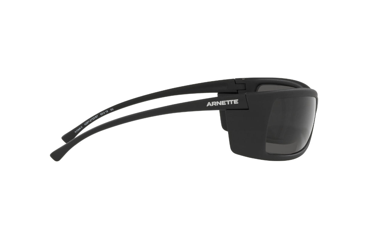 Lentes de Sol Titan Ii Matte Black Arnette Sustentable