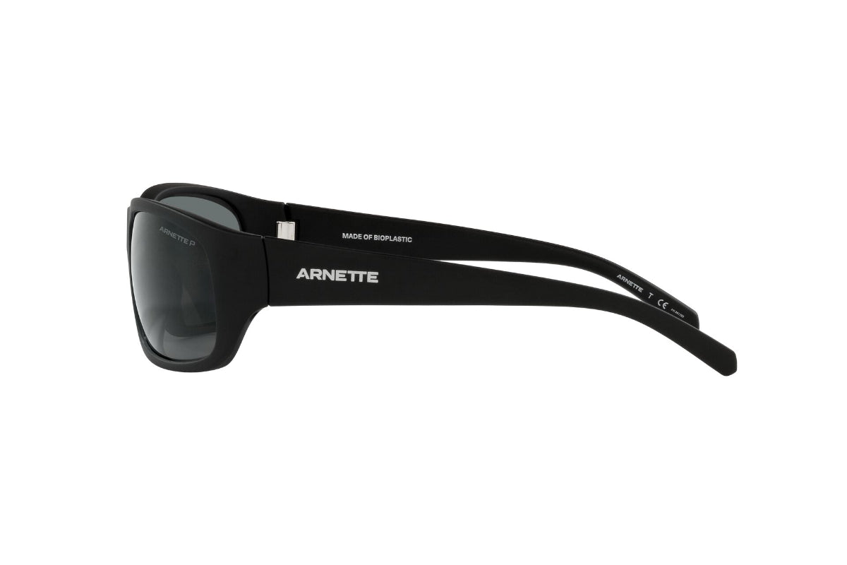 Lentes de Sol Uka-Uka Matte Black Polarizados Arnette Sustentable