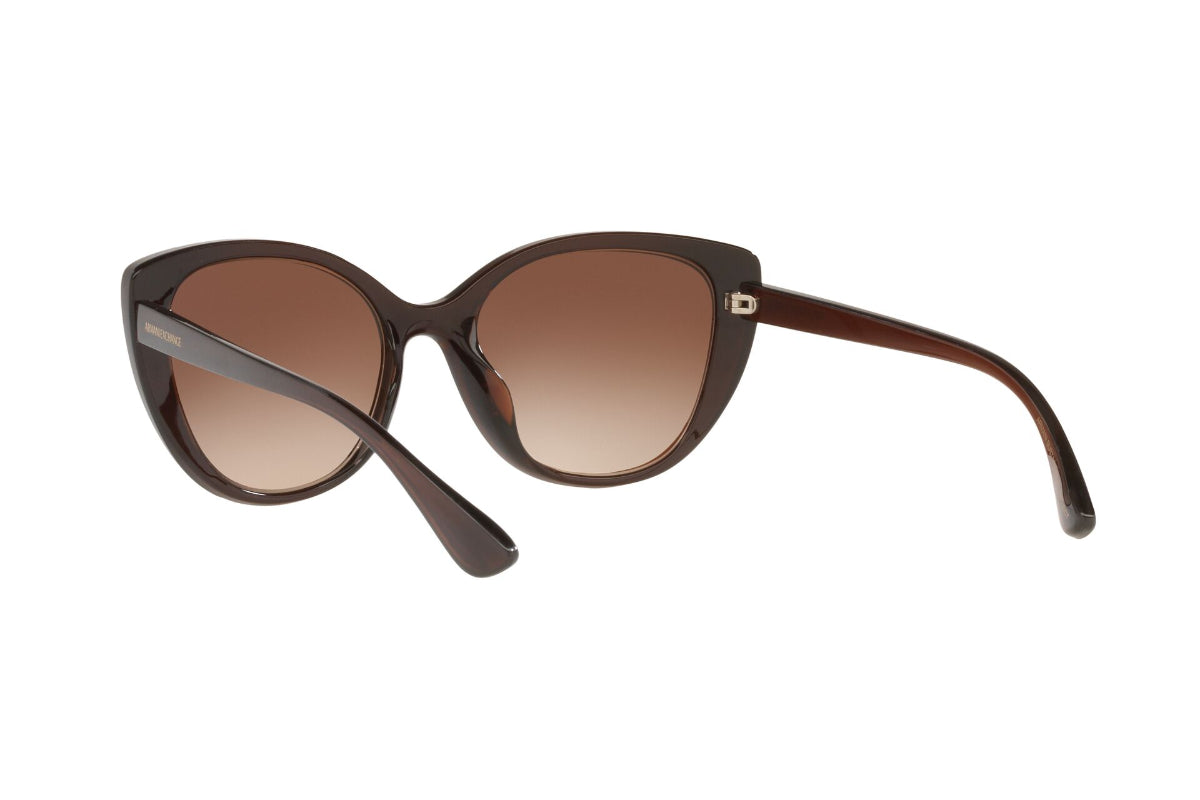 Lentes de Sol Translucent Brown Exchange Armani