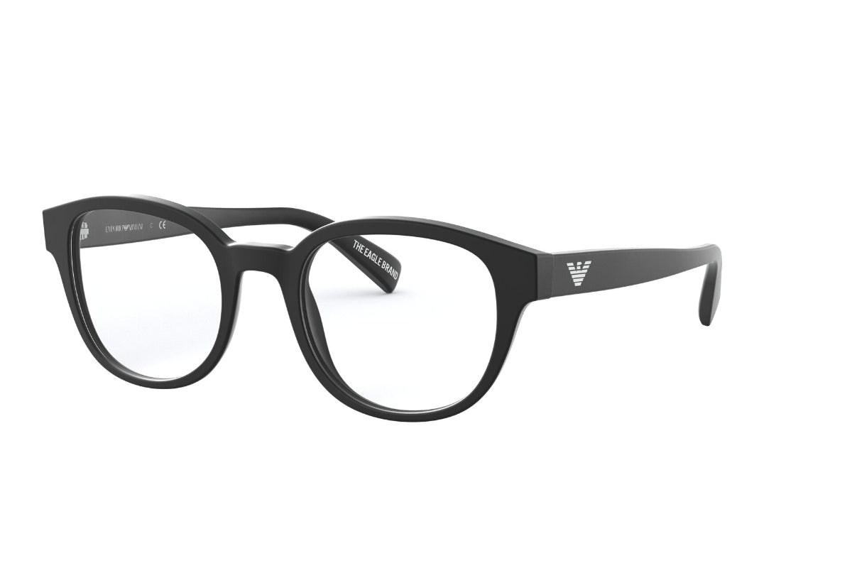 Lentes Ópticos Matte Black Emporio Armani