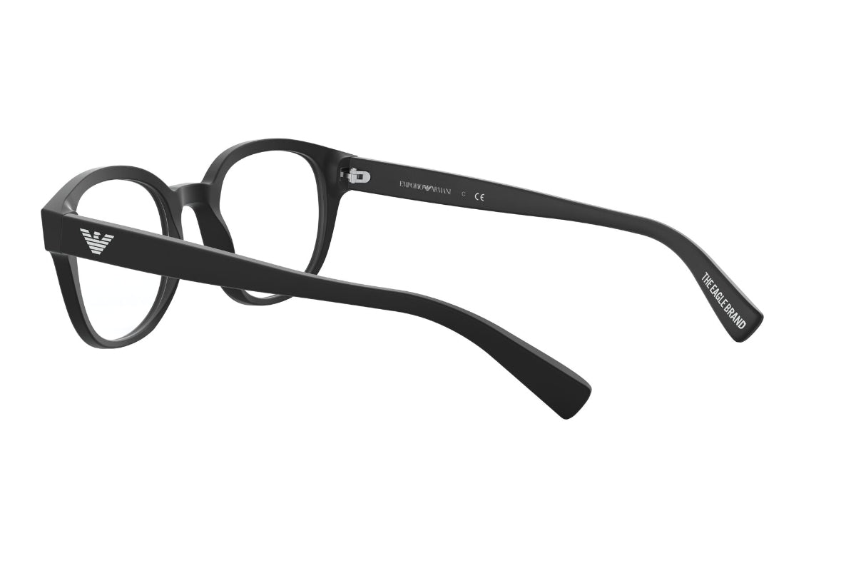 Lentes Ópticos Matte Black Emporio Armani