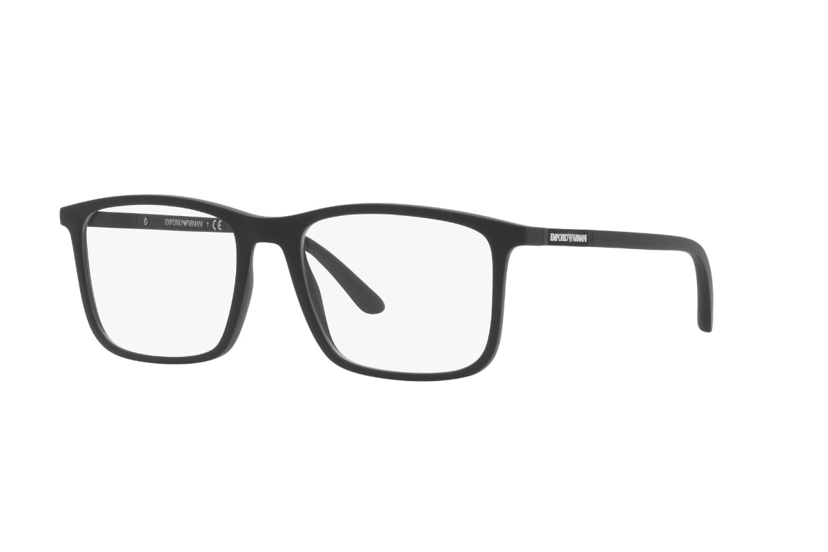 Lentes Ópticos Negro Emporio Armani