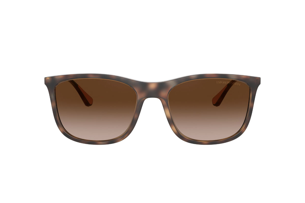 Lentes De Sol Matte Havana Emporio Armani