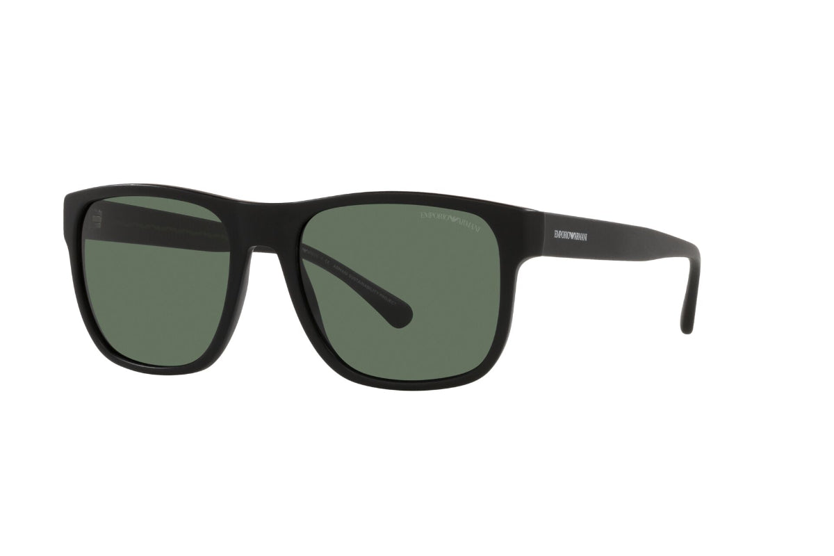 Lentes de Sol Matte Black Emporio Armani