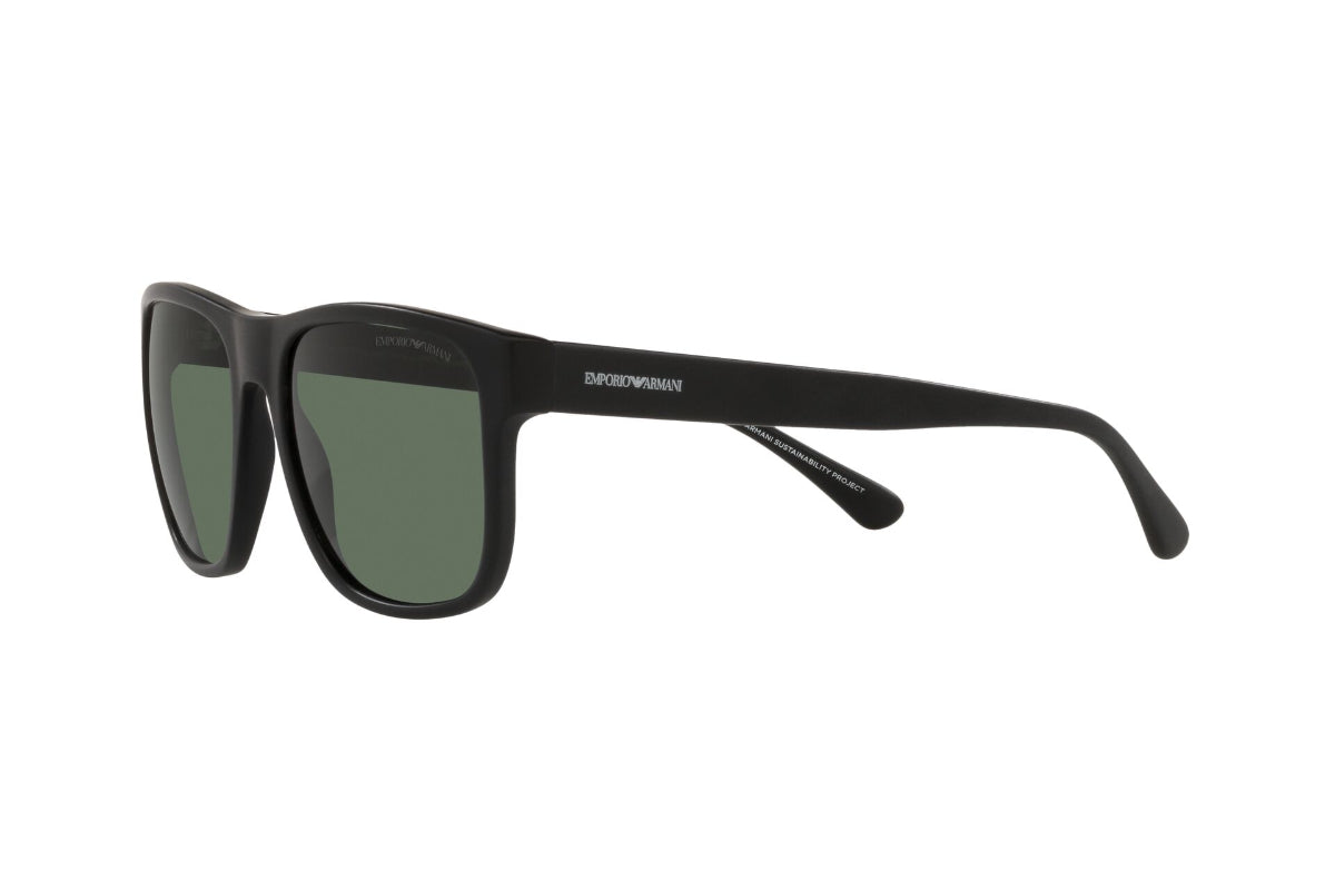 Lentes de Sol Matte Black Emporio Armani