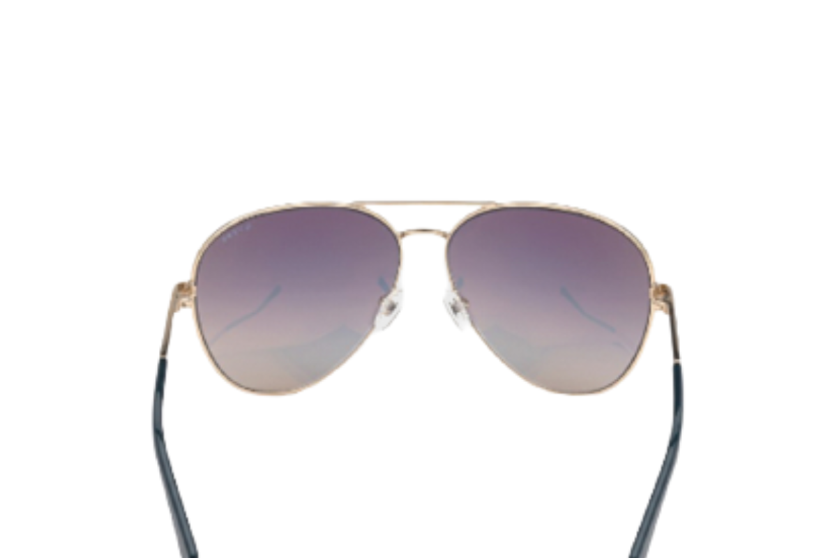 Lentes de Sol Dorado Azul Guess