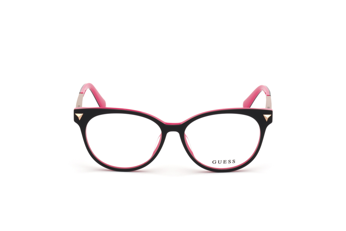 Lentes Opticos Negro Rojo Guess