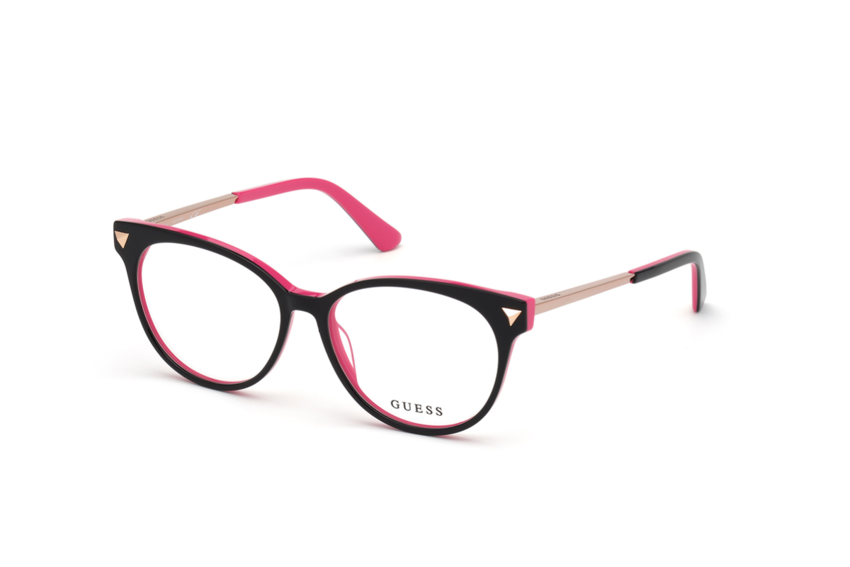 Lentes Opticos Negro Rojo Guess