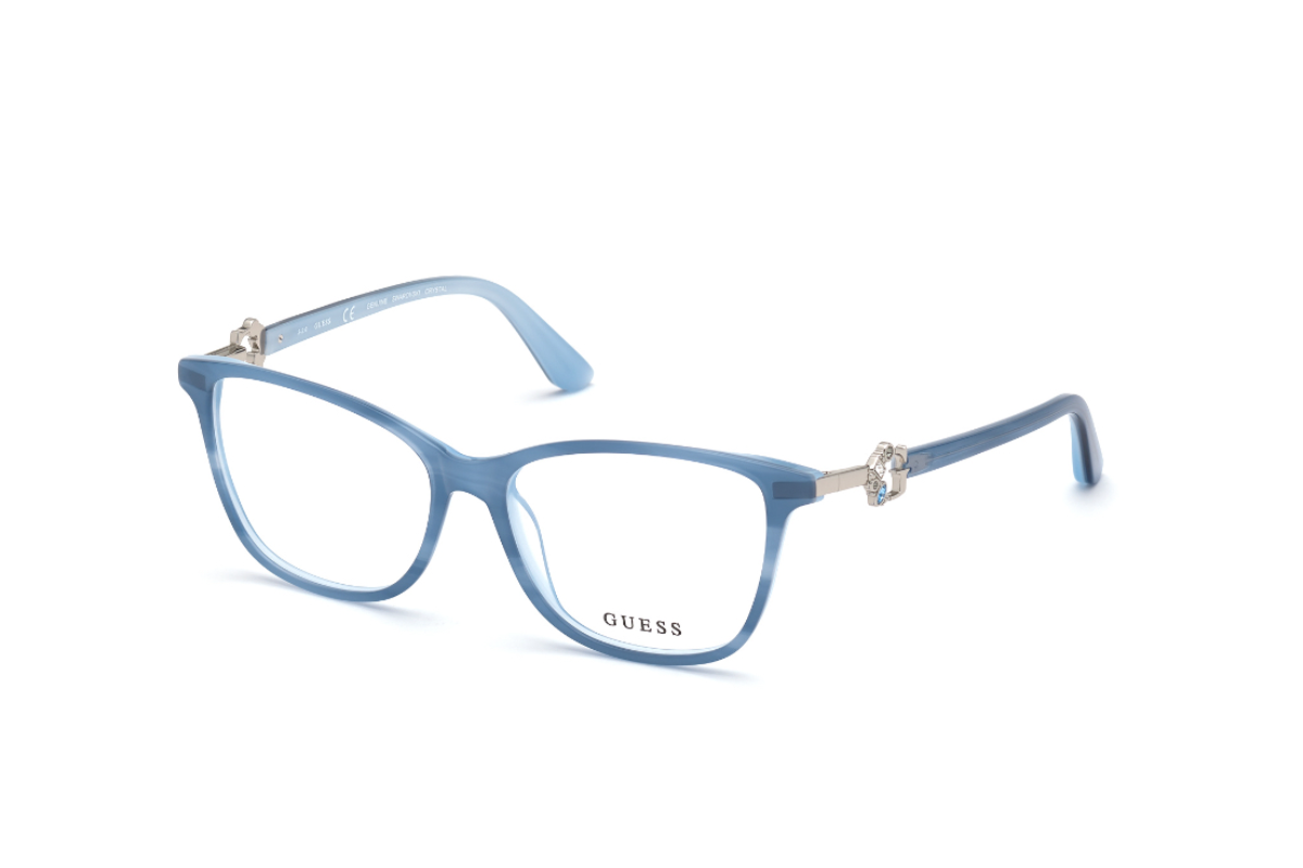 Lentes Opticos Azul Brillo Guess