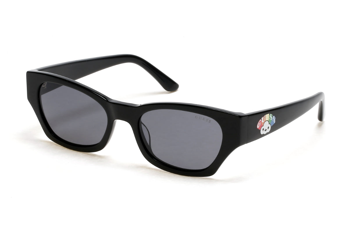 Lentes de Sol Negro Shine Gris Guess