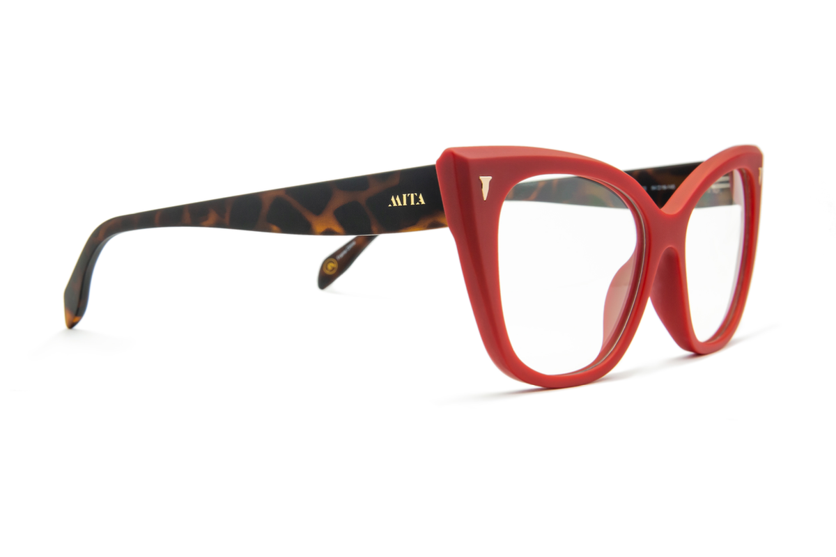 Lentes Ópticos Rojo Mita Eyewear