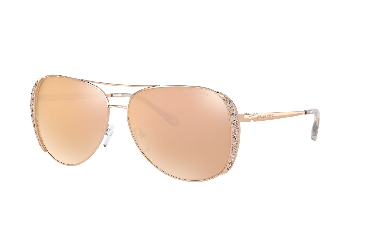 Lentes de Sol Chelsea Glam Rose dorado Michael Kors