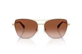 Michael Kors Lentes de Sol Dorado Beach Degradados MK1163