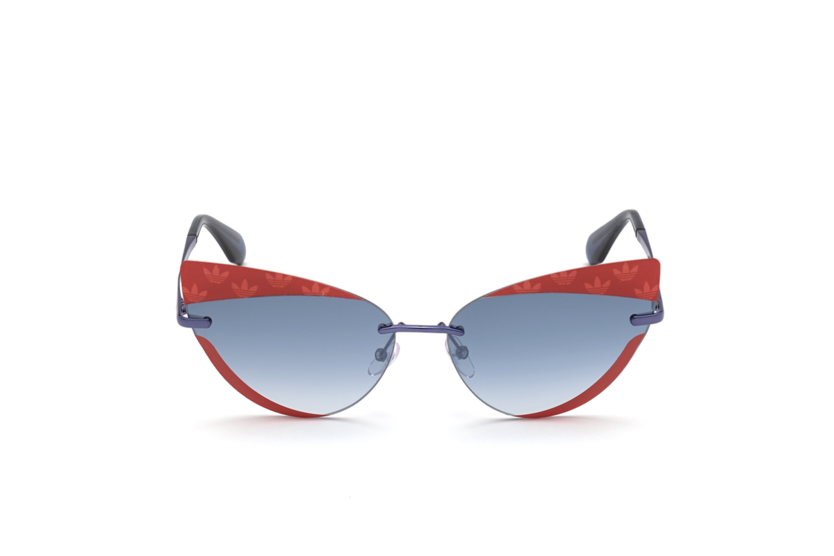 Lentes de Sol Gris Rojo Adidas Originals