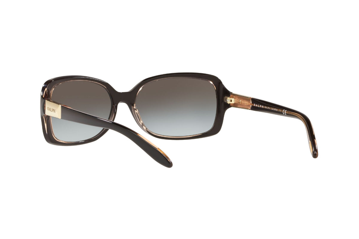 Lentes de Sol Shiny Black On Transp Brown  Ralph