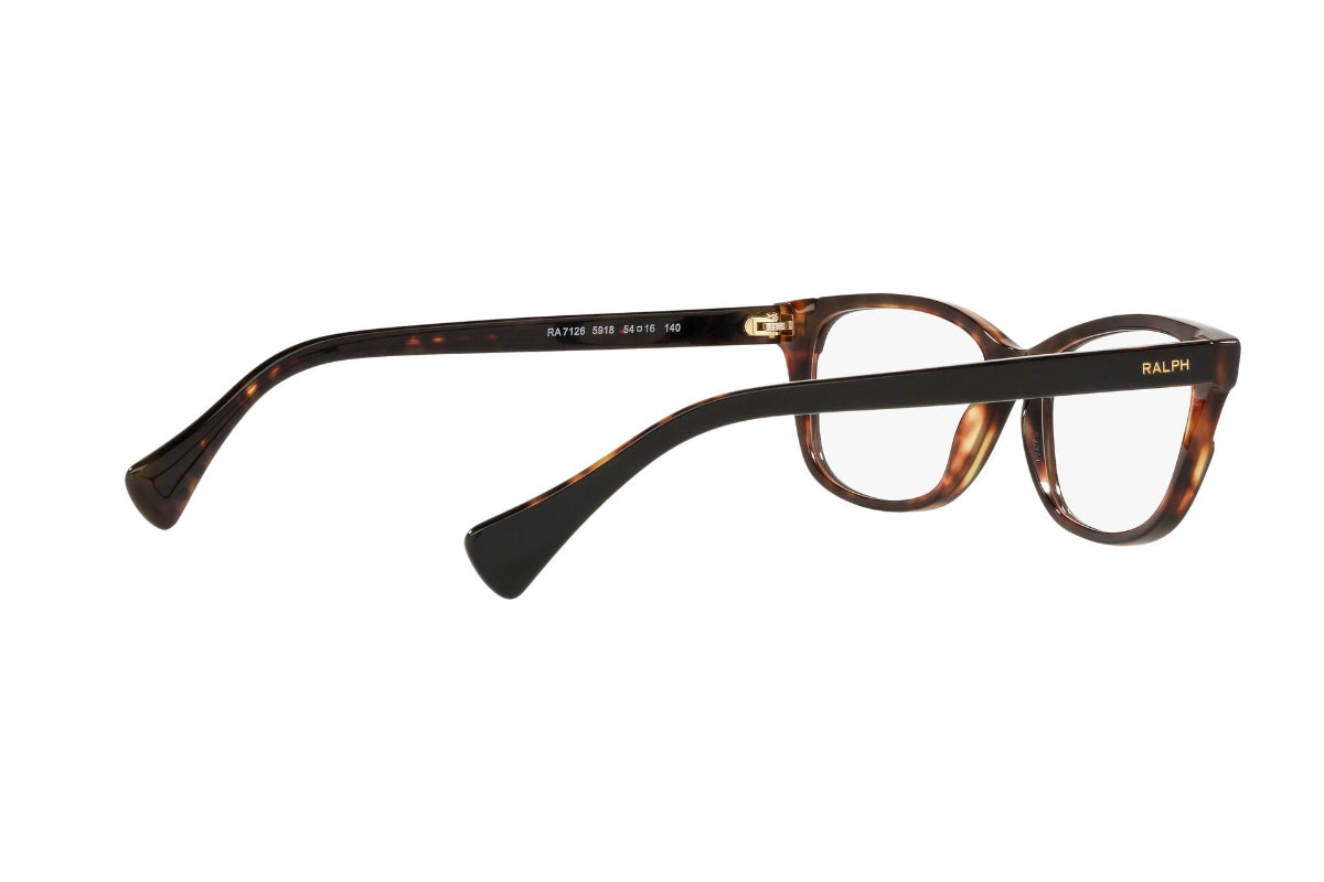 Lentes Ópticos Shiny Black On Dark Havana Ralph