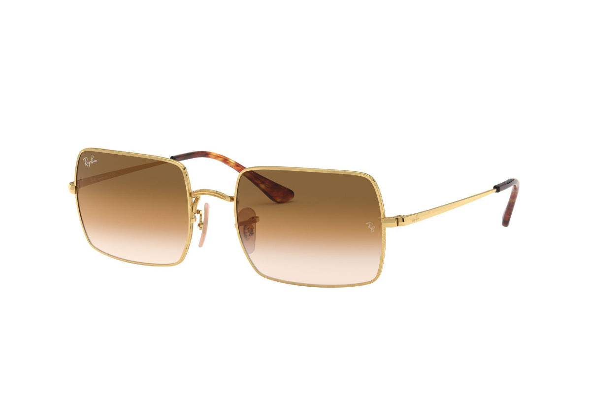 Lentes de Sol Rectangle Gold Brown Ray-Ban