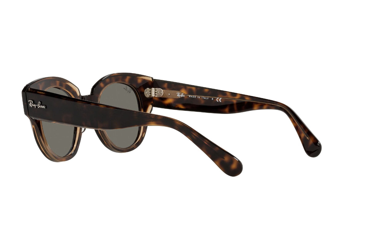 Lentes de Sol Roundabout Havana On Brown  Ray Ban