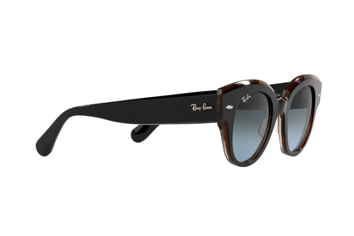 Lentes de Sol Roundabout Black On Brown  Ray Ban