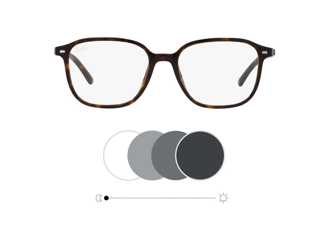 Ray-Ban Transitions® Leonard Fotosensible a Gris